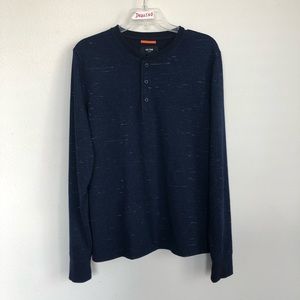 Jack Spade Shirts - Jack Spade Henley Heather Long Sleeve Shirt Jack Spade Shirts - Jack Spade Henley Heather Long Sleeve Shirt